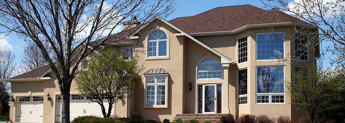 two story house front